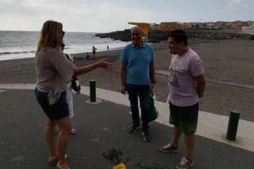 La limpieza de fondos marinos de La Garita 'rueda' con éxito (Foto TA)